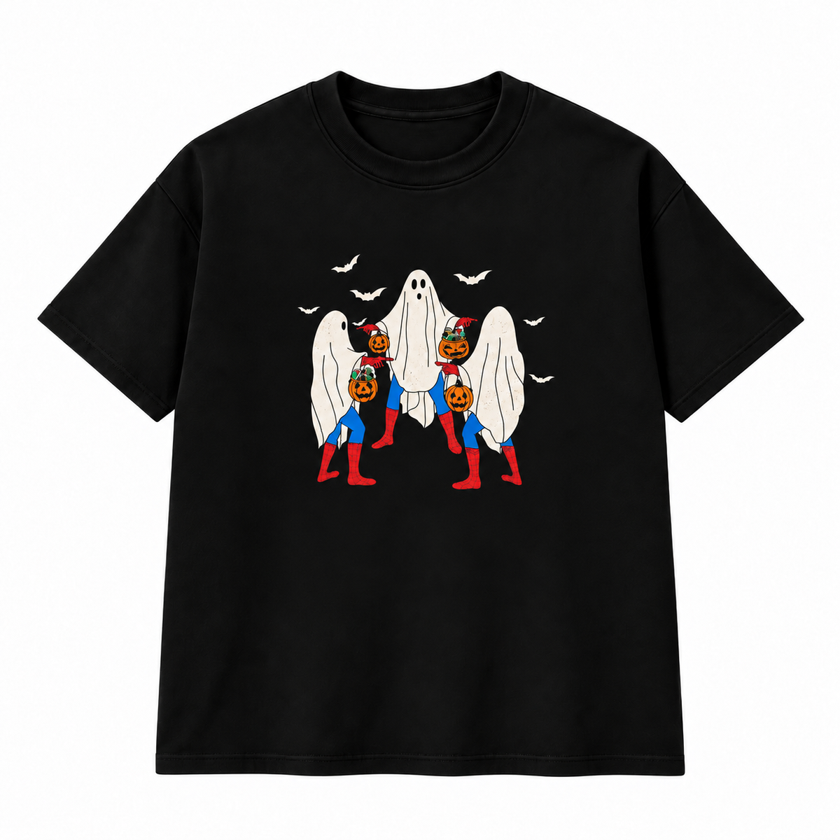 Trick or Treat Ghost Halloween Graphic Sweatshirt & Hoodie