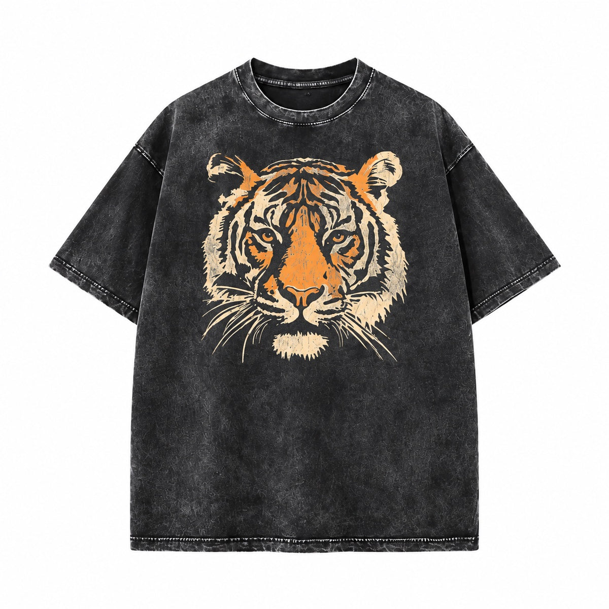 Vintage Tiger Head Graphic Apparel