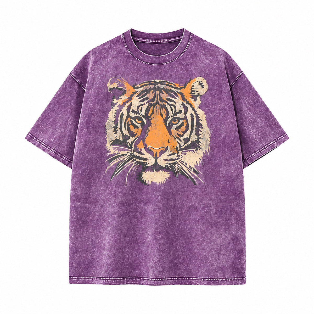 Vintage Tiger Head Graphic Apparel