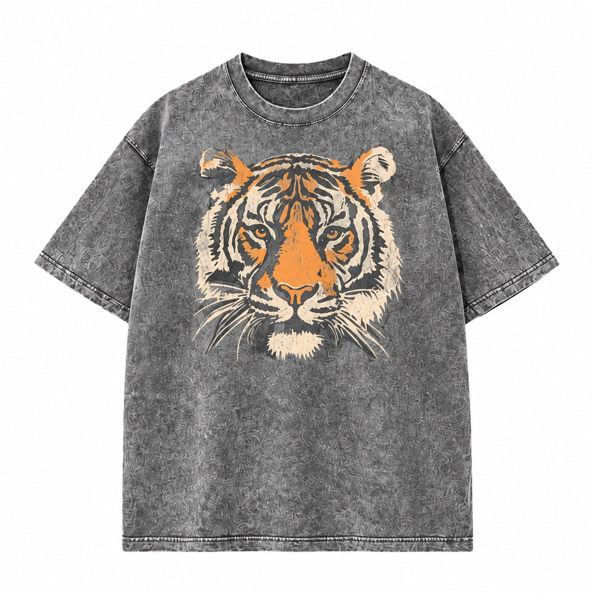 Vintage Tiger Head Graphic Apparel