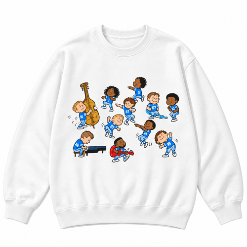 Baseball Game Day Cartoon Band Graphic Apparel
