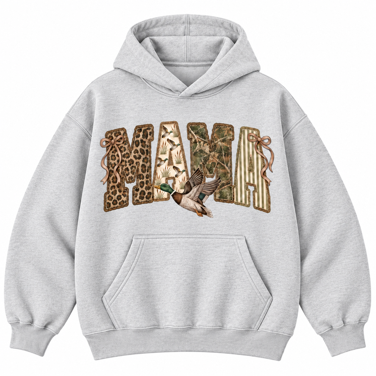 Leopard Camo Mama Duck Graphic Apparel