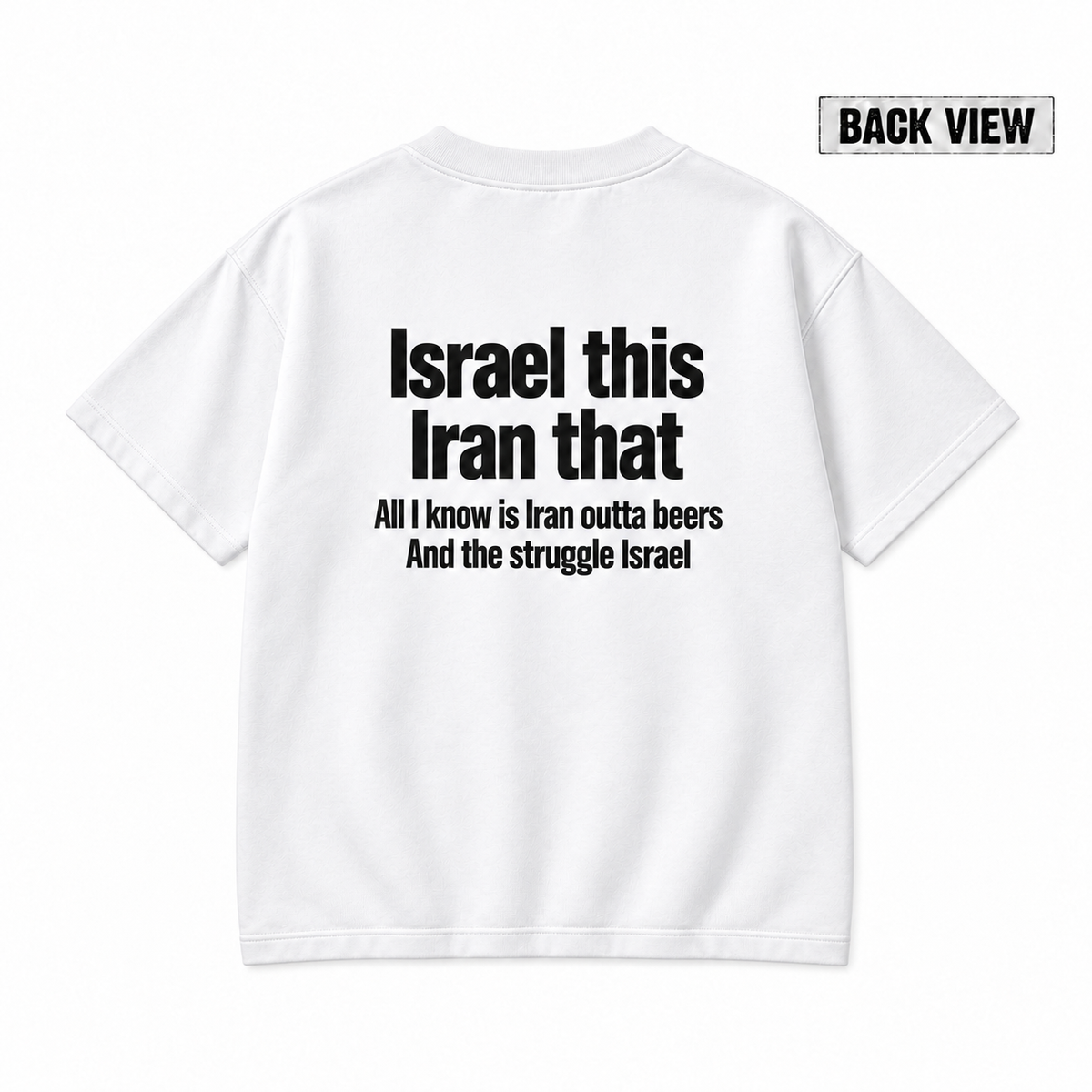 Israel This Iran That Funny Political Quote Graphic Apparel