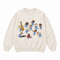 Baseball Game Day Cartoon Band Graphic Apparel