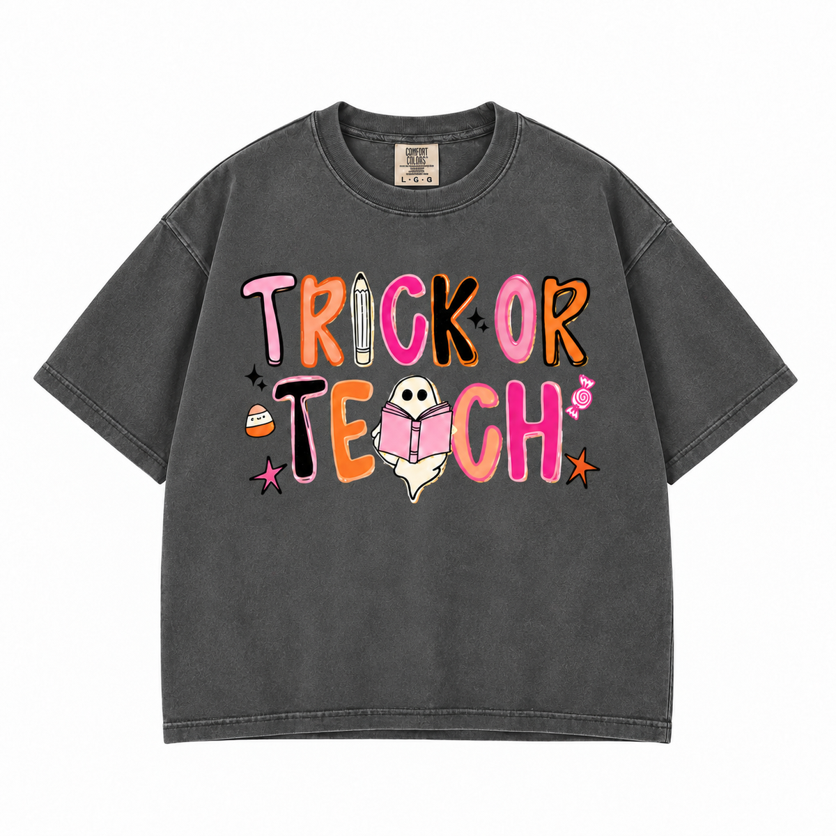 Trick or Teach Halloween Teacher Graphic Sweatshirt & Hoodie