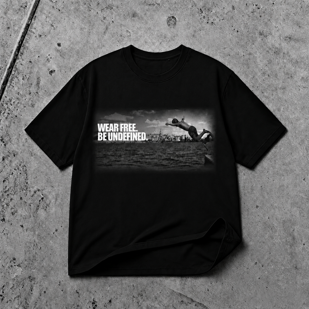 Wear Free Be Undefined  Oversized Streetwear T-Shirt