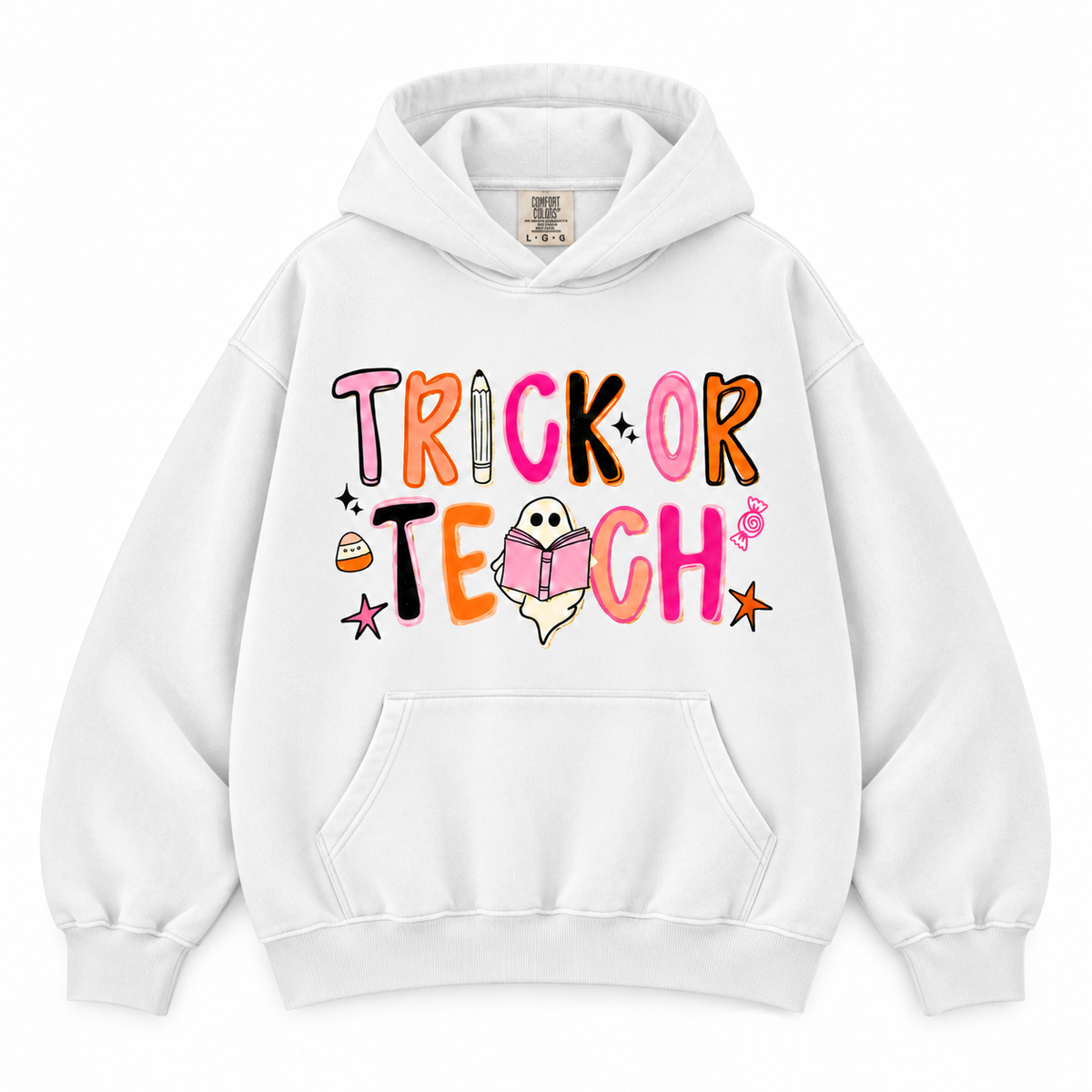 Trick or Teach Halloween Teacher Graphic Sweatshirt & Hoodie