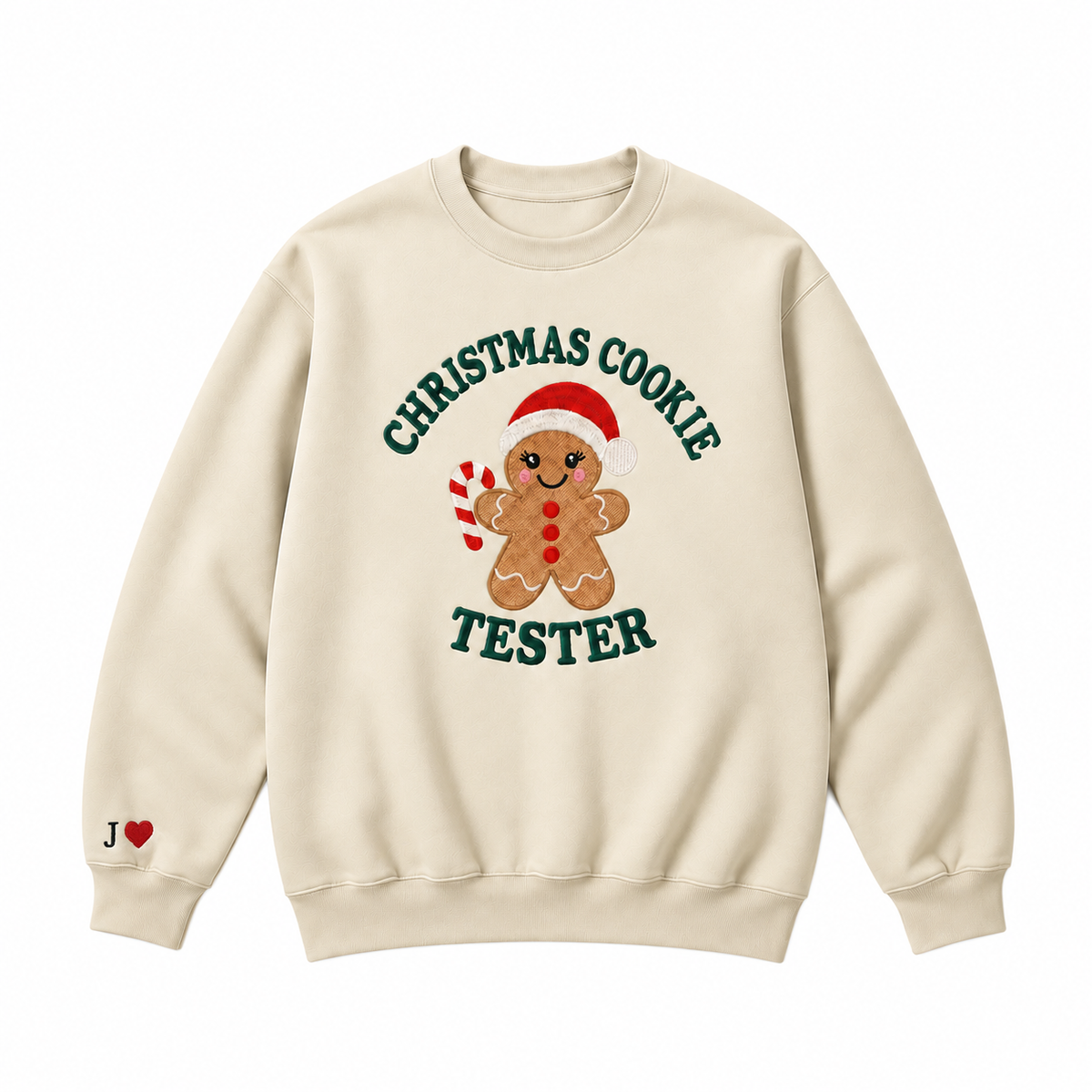 Christmas Cookie Baker Gingerbread Embroidered Apparel