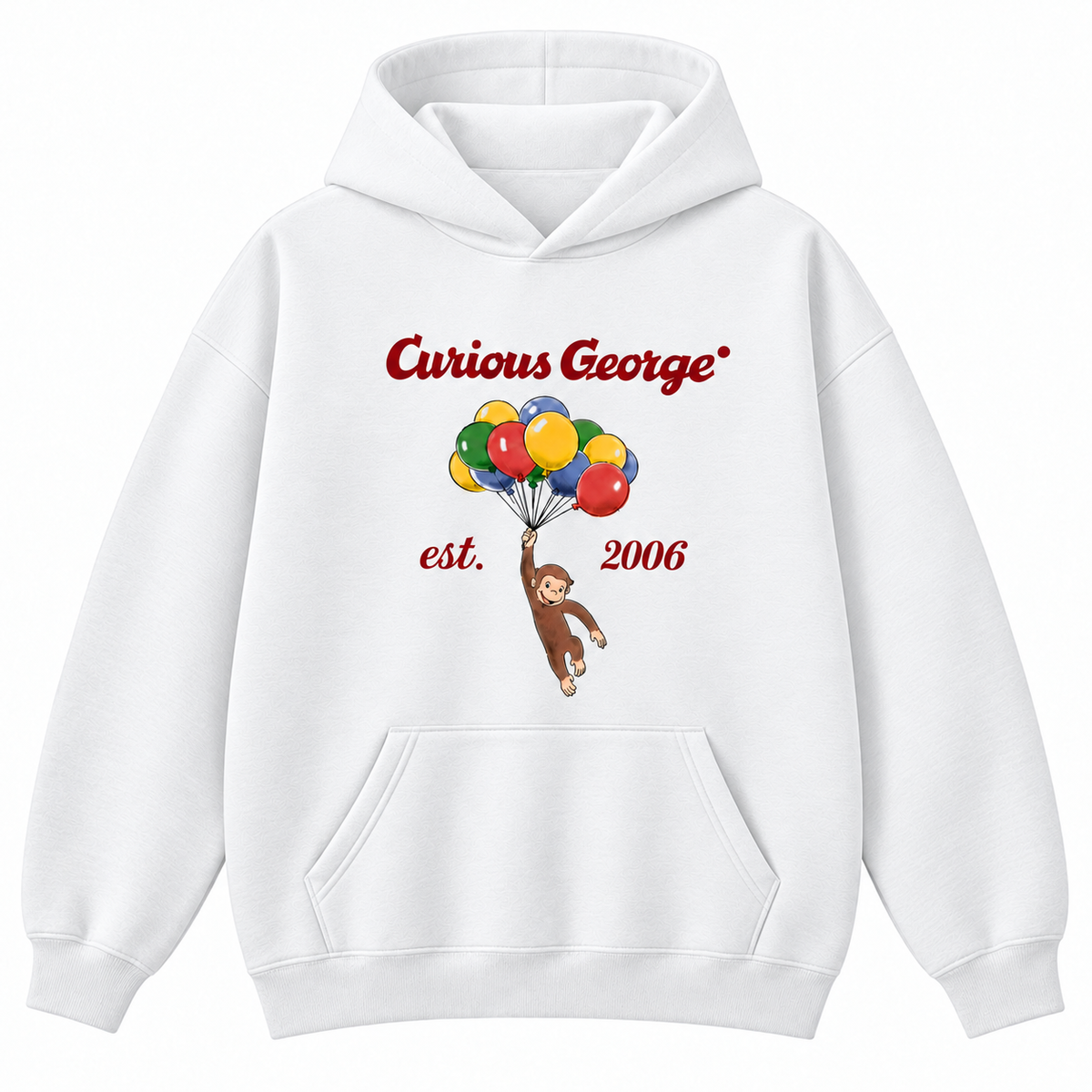 Curious George Est. 2006 Balloon Graphic Apparel