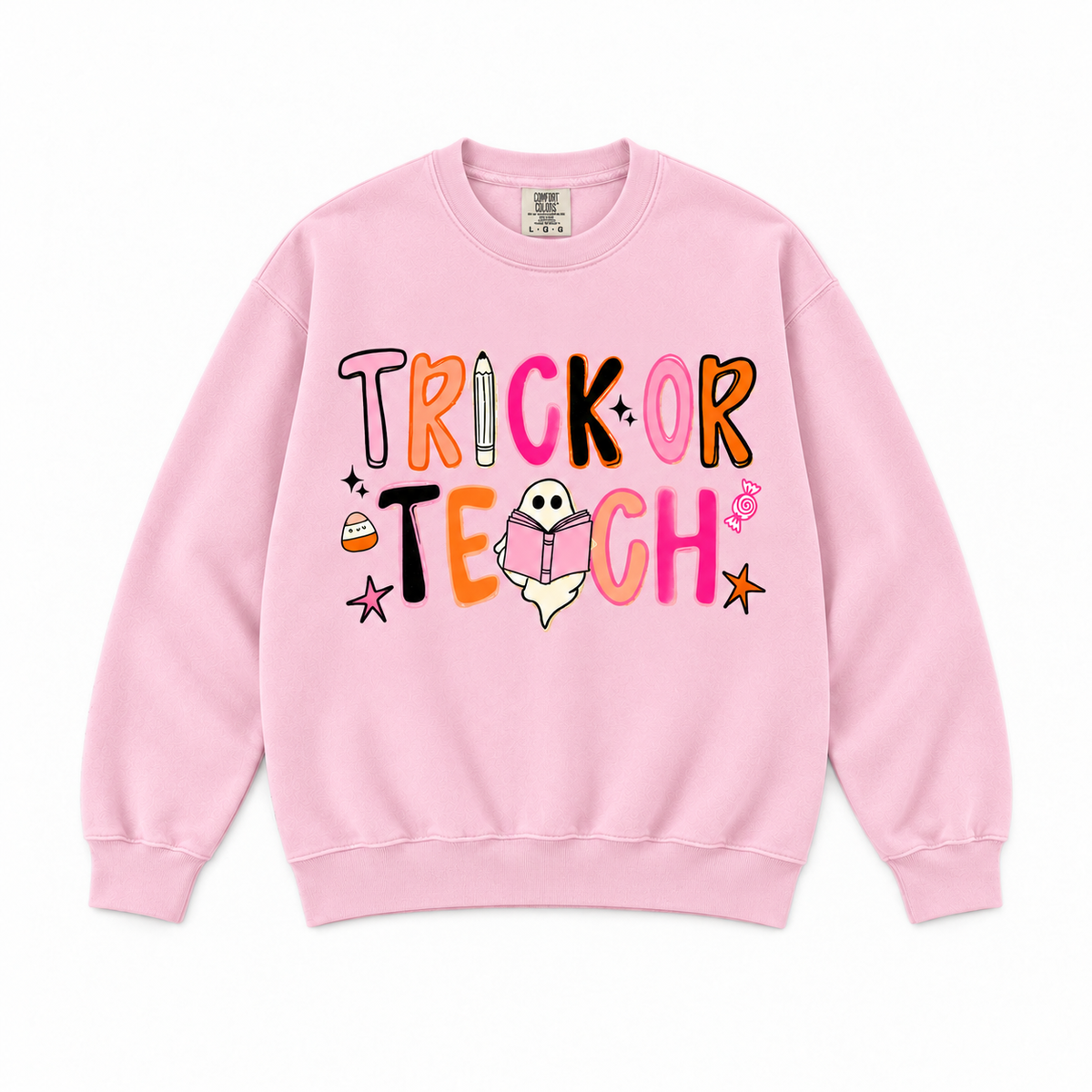 Trick or Teach Halloween Teacher Graphic Sweatshirt & Hoodie