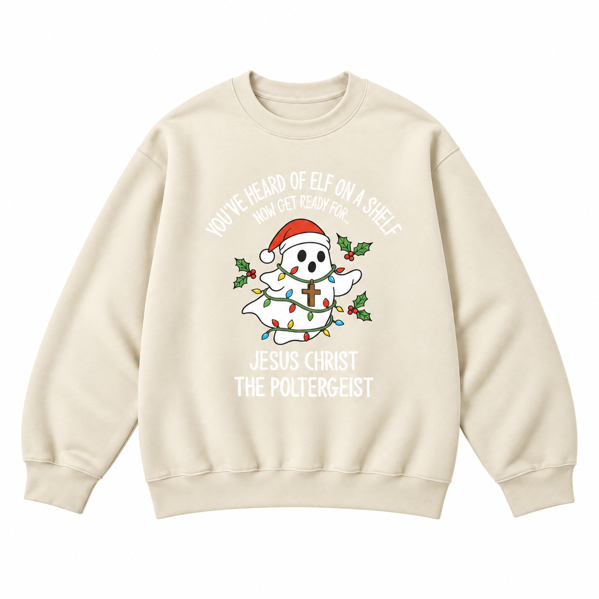 Jesus Christ The Poltergeist Christmas Graphic Apparel