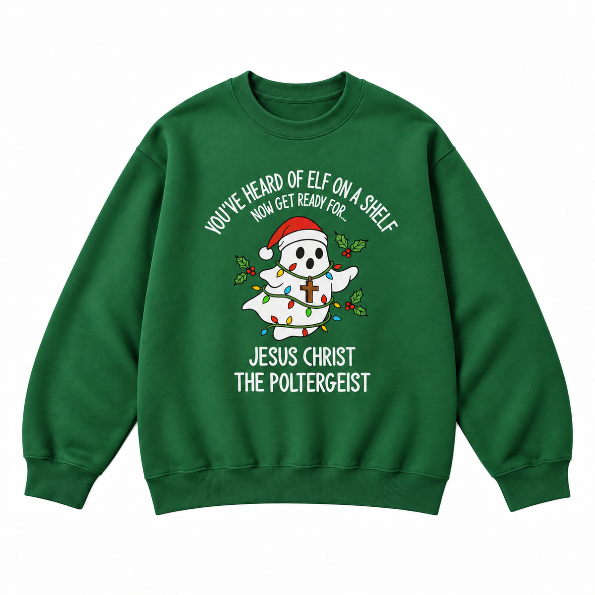 Jesus Christ The Poltergeist Christmas Graphic Apparel