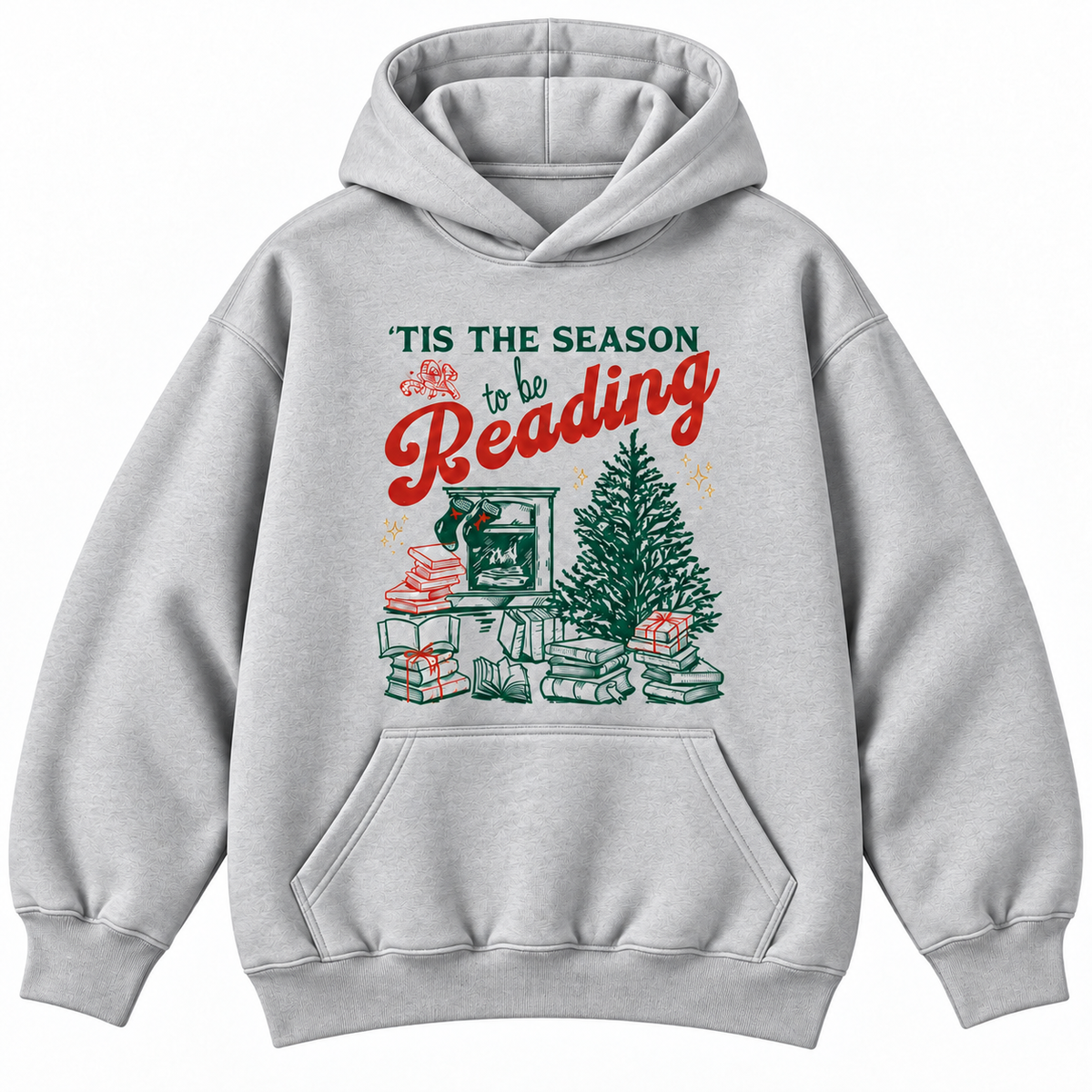 ’Tis The Season To Be Reading Christmas Graphic Apparel