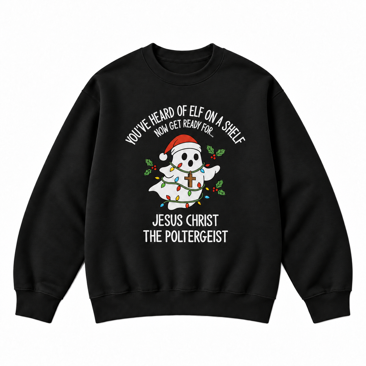 Jesus Christ The Poltergeist Christmas Graphic Apparel