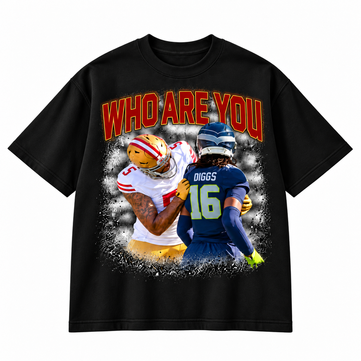 Who Are You Football Rivalry Graphic Apparel