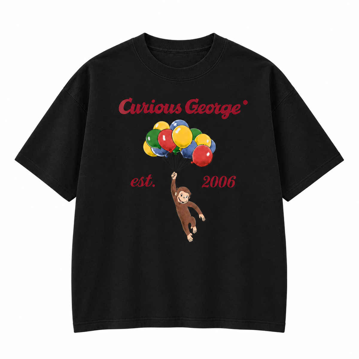 Curious George Est. 2006 Balloon Graphic Apparel