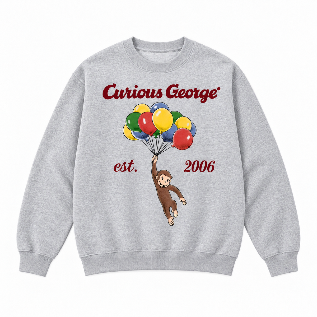 Curious George Est. 2006 Balloon Graphic Apparel