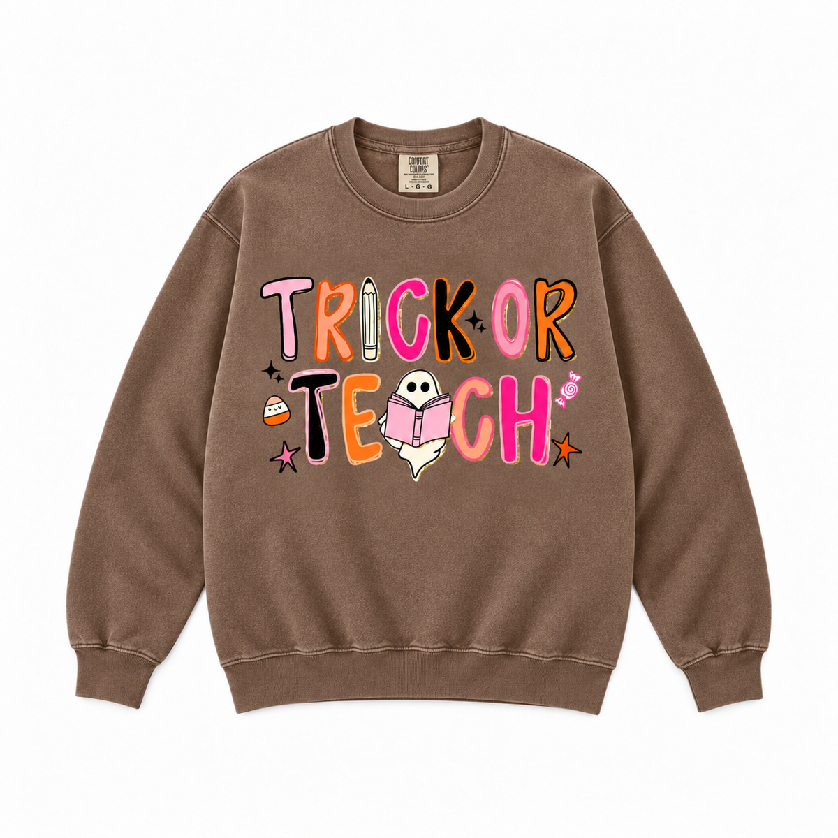 Trick or Teach Halloween Teacher Graphic Sweatshirt & Hoodie