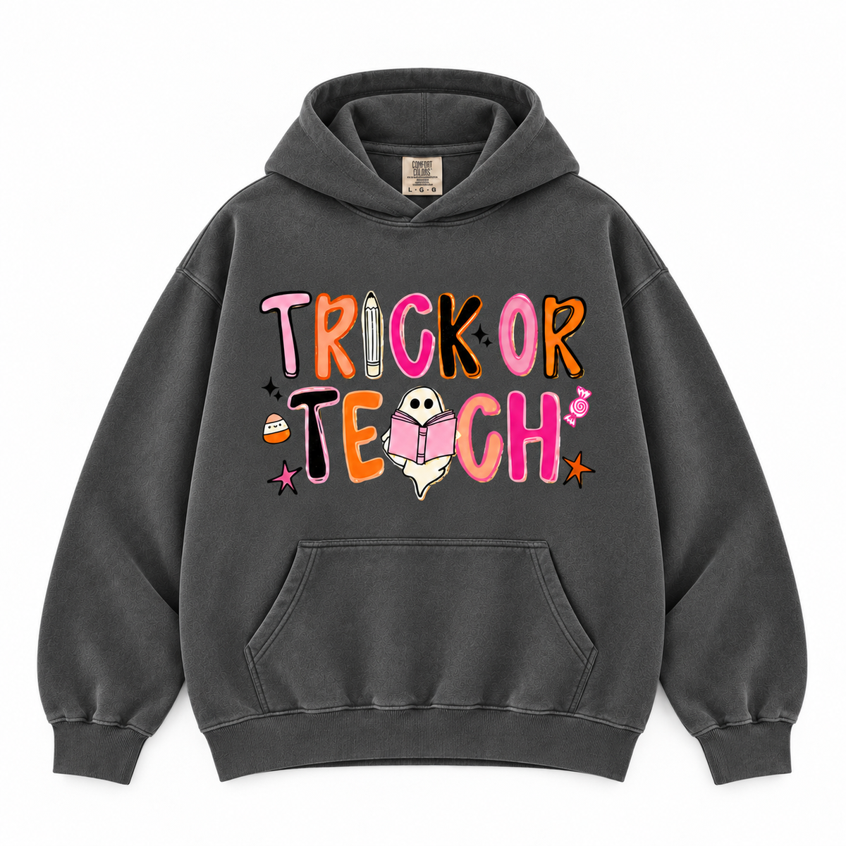 Trick or Teach Halloween Teacher Graphic Sweatshirt & Hoodie
