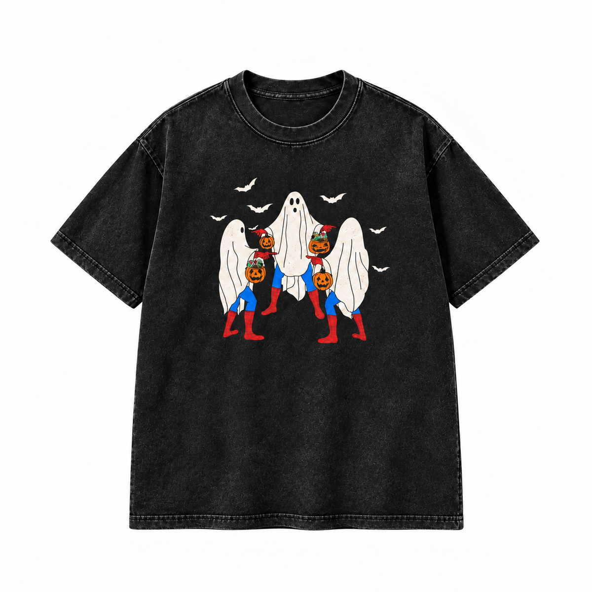 Trick or Treat Ghost Halloween Graphic Sweatshirt & Hoodie