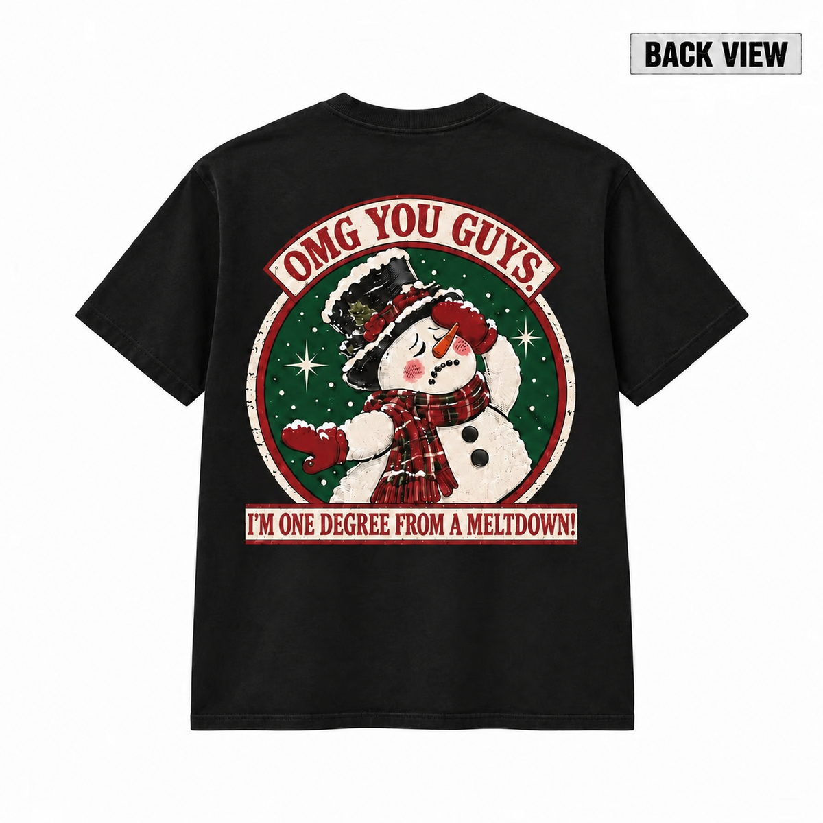 OMG You Guys Snowman Christmas Graphic Apparel