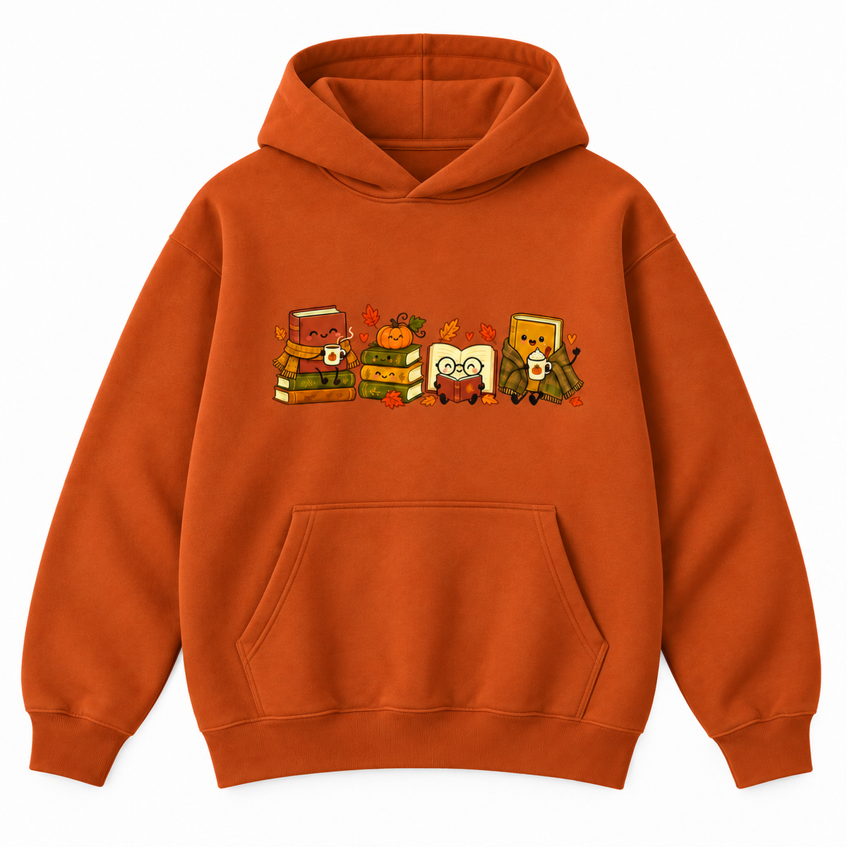 Cozy Autumn Book Lover Cute Reading Graphic Apparel