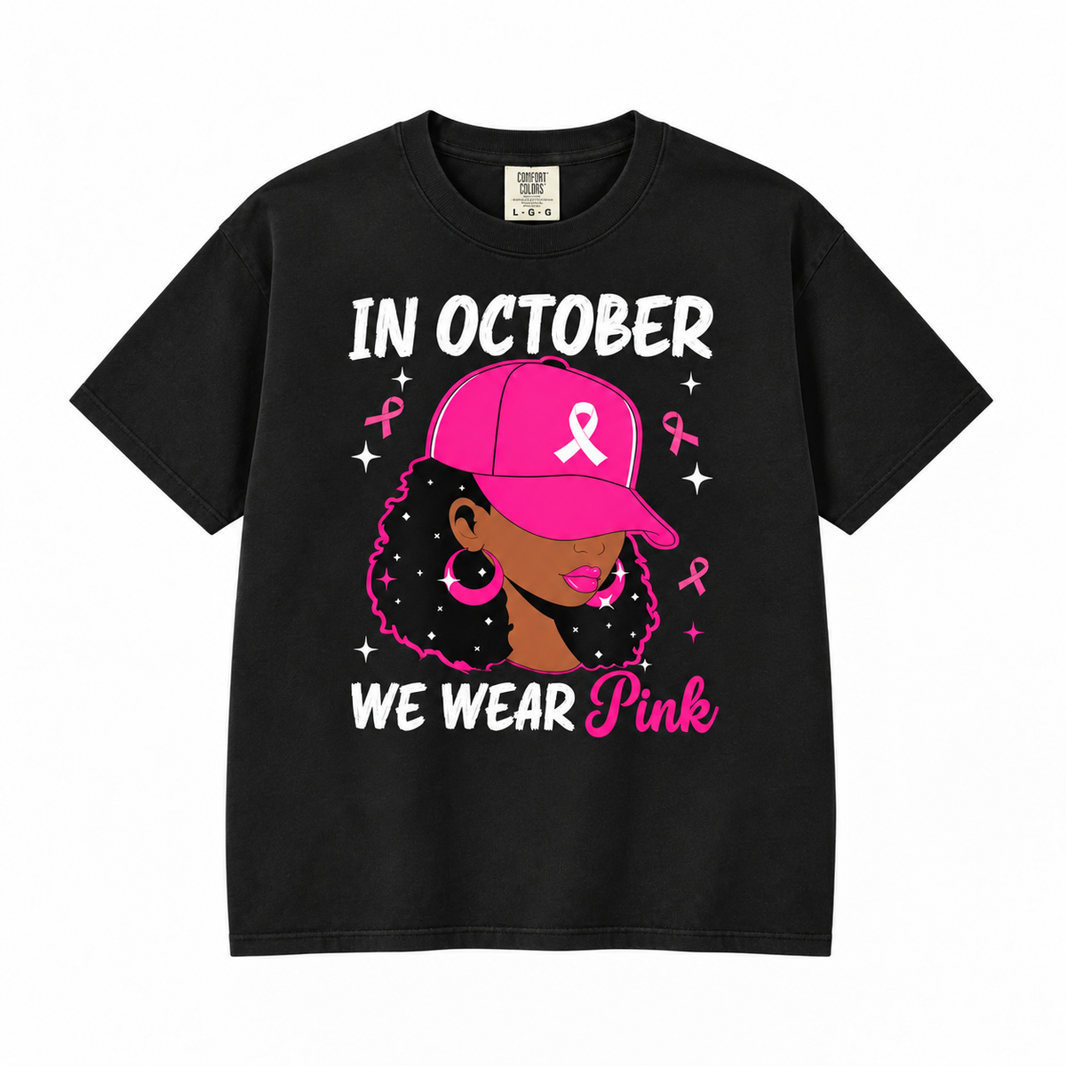 In October We Wear Pink Breast Cancer Awareness Sweatshirt & Hoodie