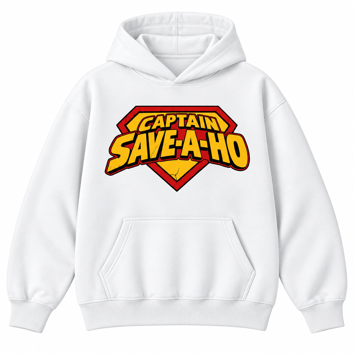 Captain Save-A-Ho Superhero Funny Graphic Apparel
