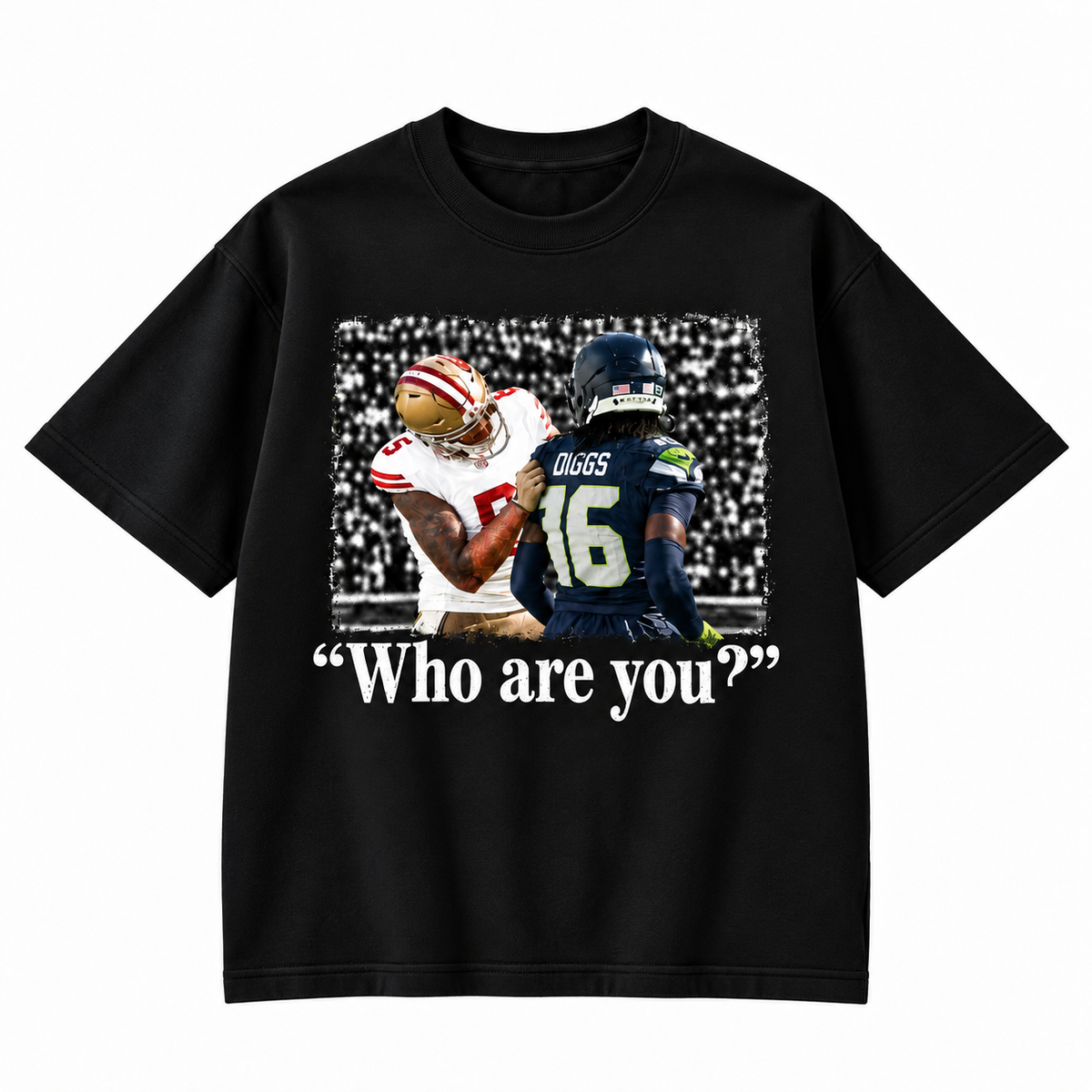 Who Are You Football Rivalry Graphic Apparel