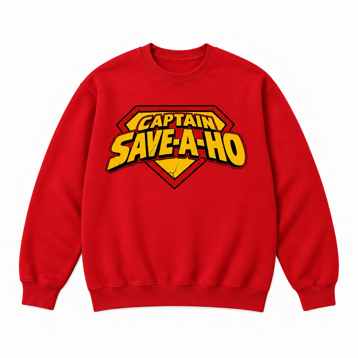 Captain Save-A-Ho Superhero Funny Graphic Apparel