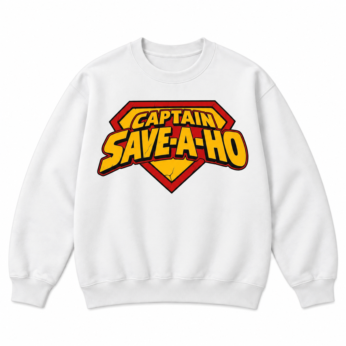 Captain Save-A-Ho Superhero Funny Graphic Apparel