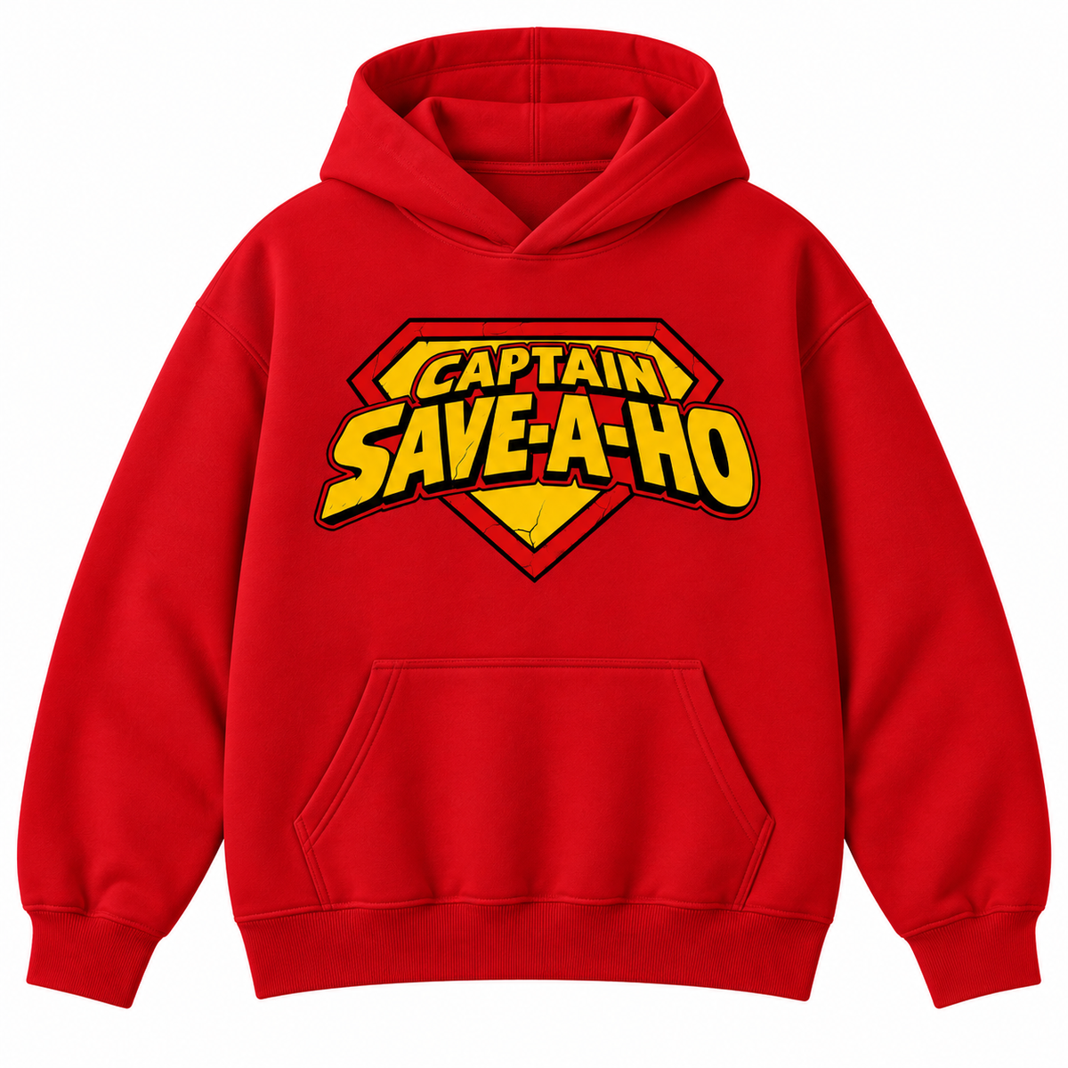 Captain Save-A-Ho Superhero Funny Graphic Apparel