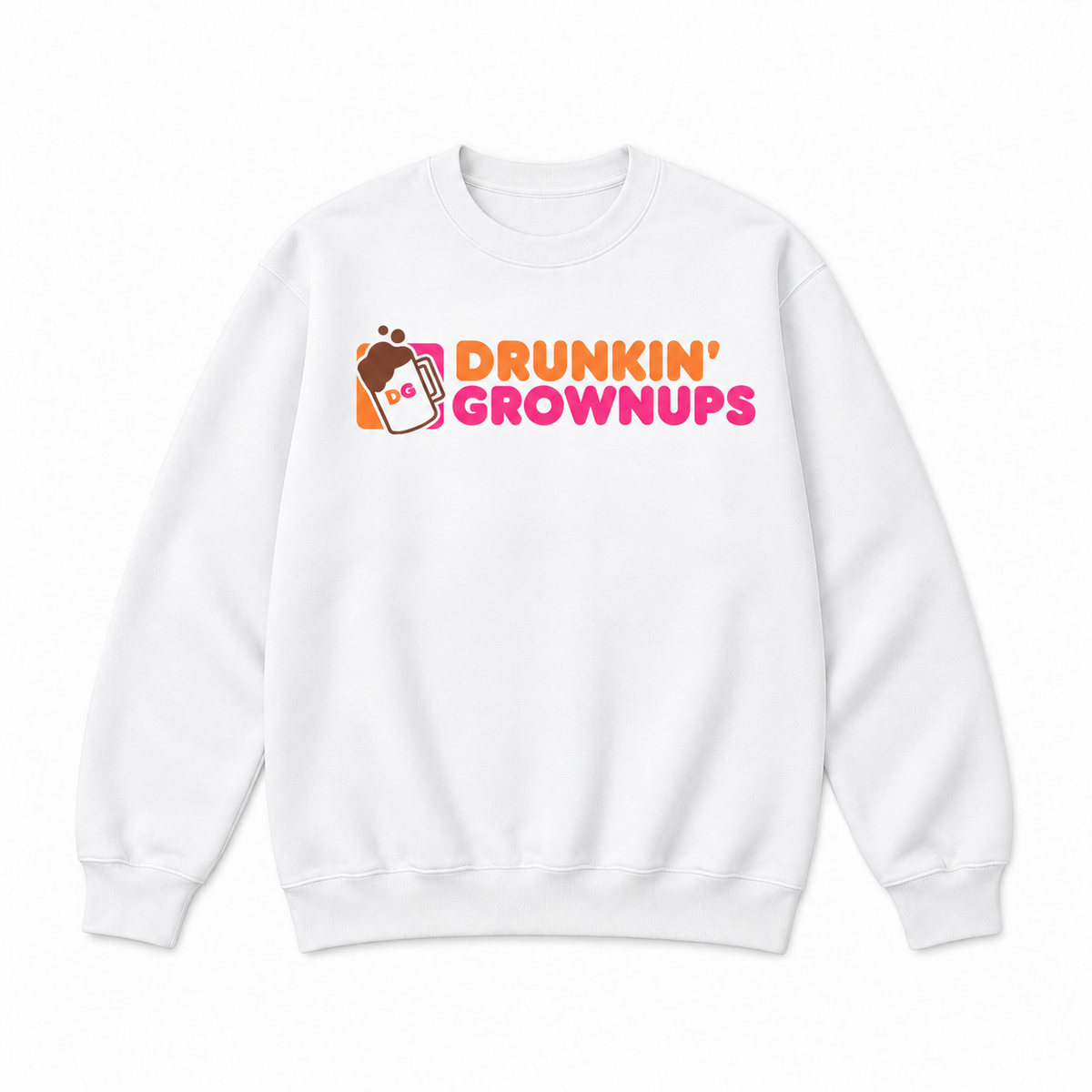 Drunkin’ Grownups Funny Drinking Graphic Apparel