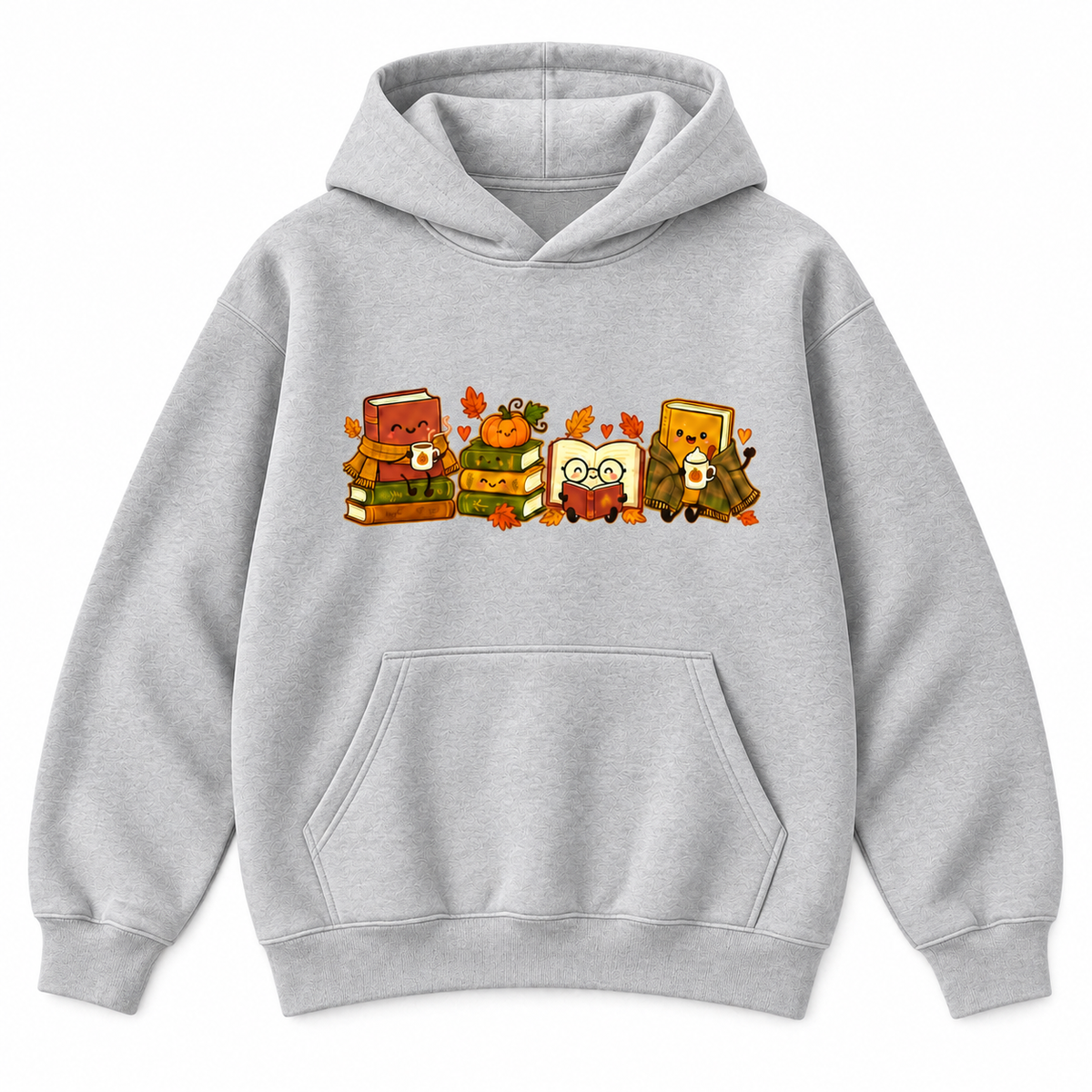 Cozy Autumn Book Lover Cute Reading Graphic Apparel