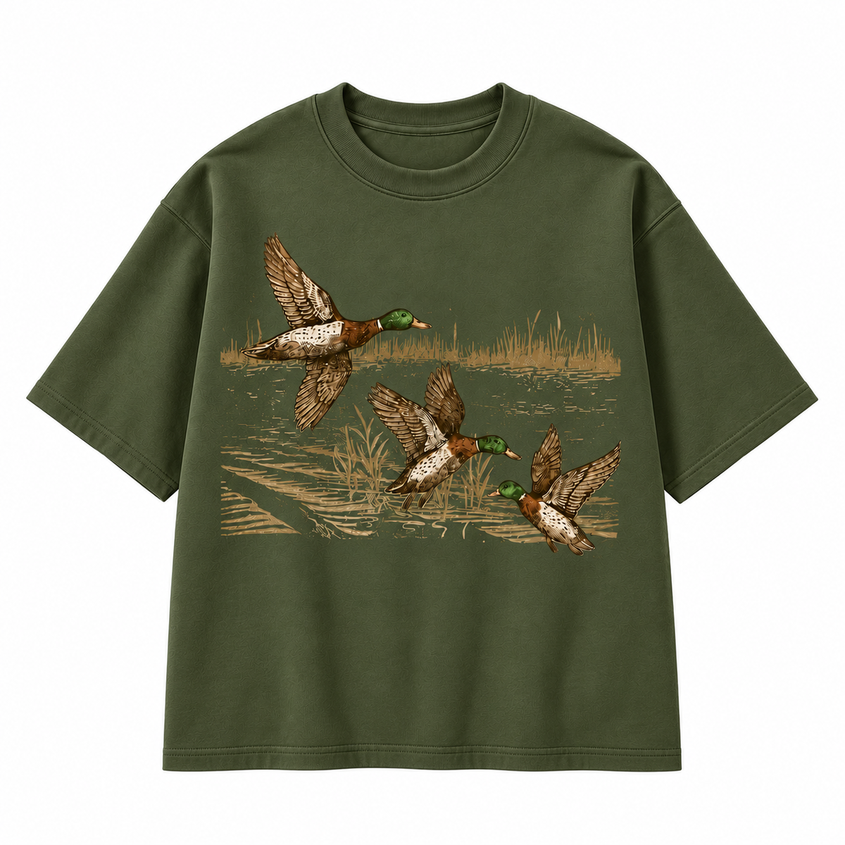 Vintage Mallard Duck Hunting Graphic Apparel