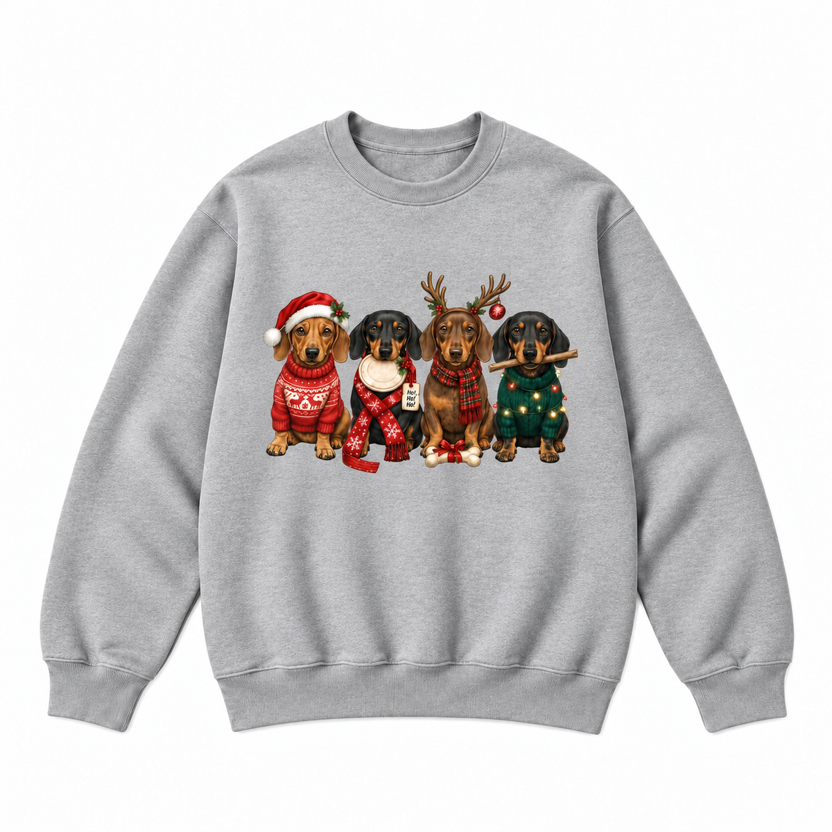 Christmas Dachshund Holiday Dog Graphic Apparel