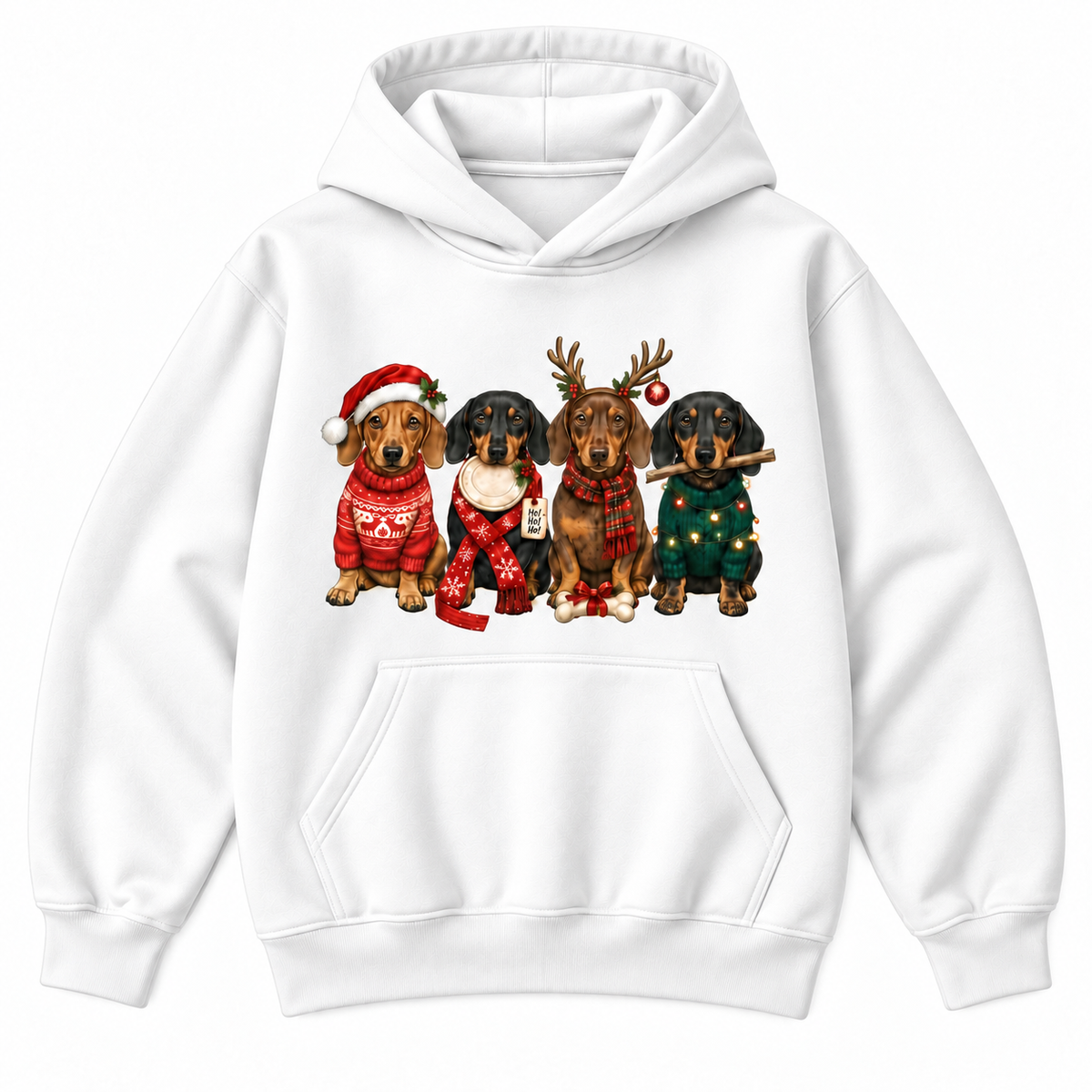 Christmas Dachshund Holiday Dog Graphic Apparel