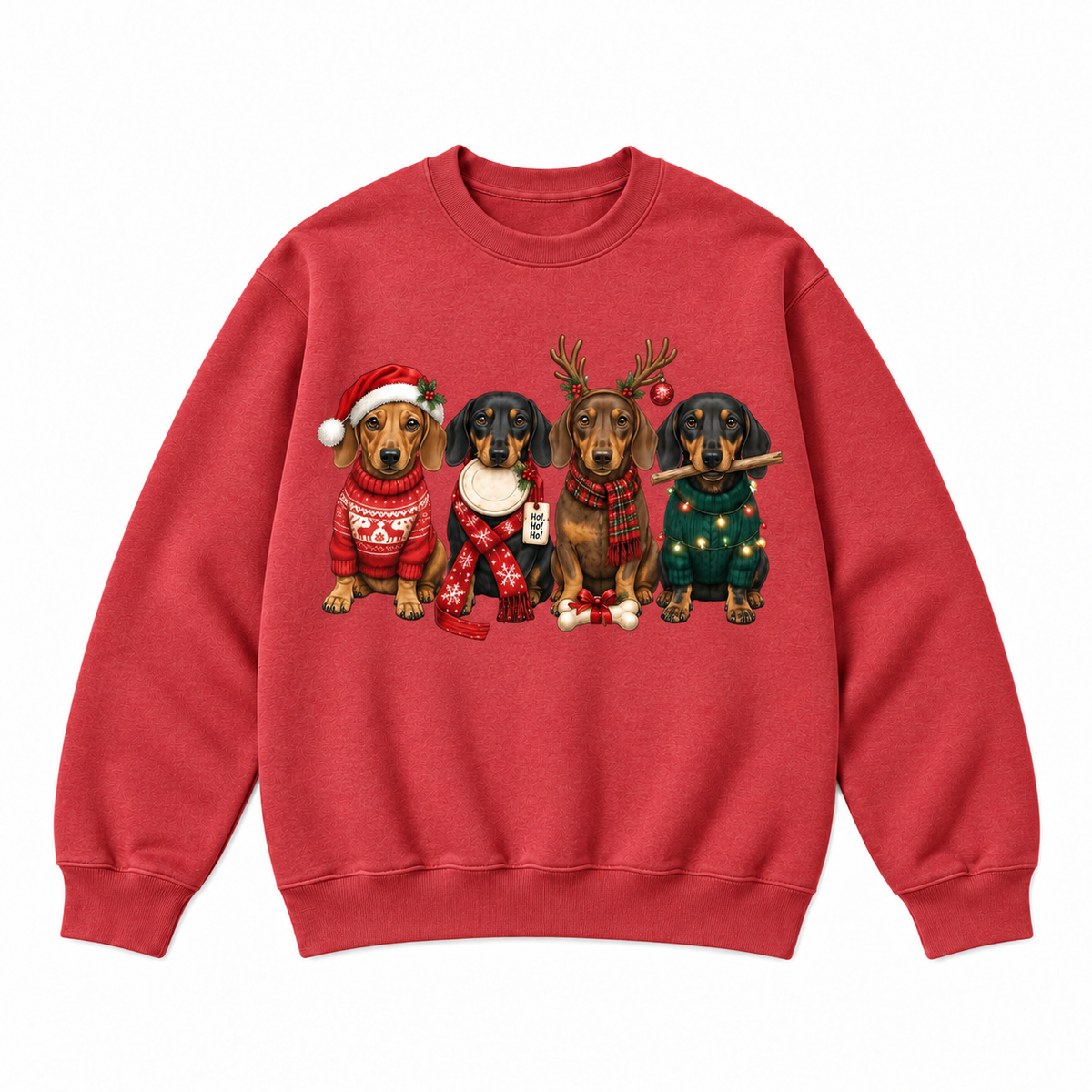 Christmas Dachshund Holiday Dog Graphic Apparel