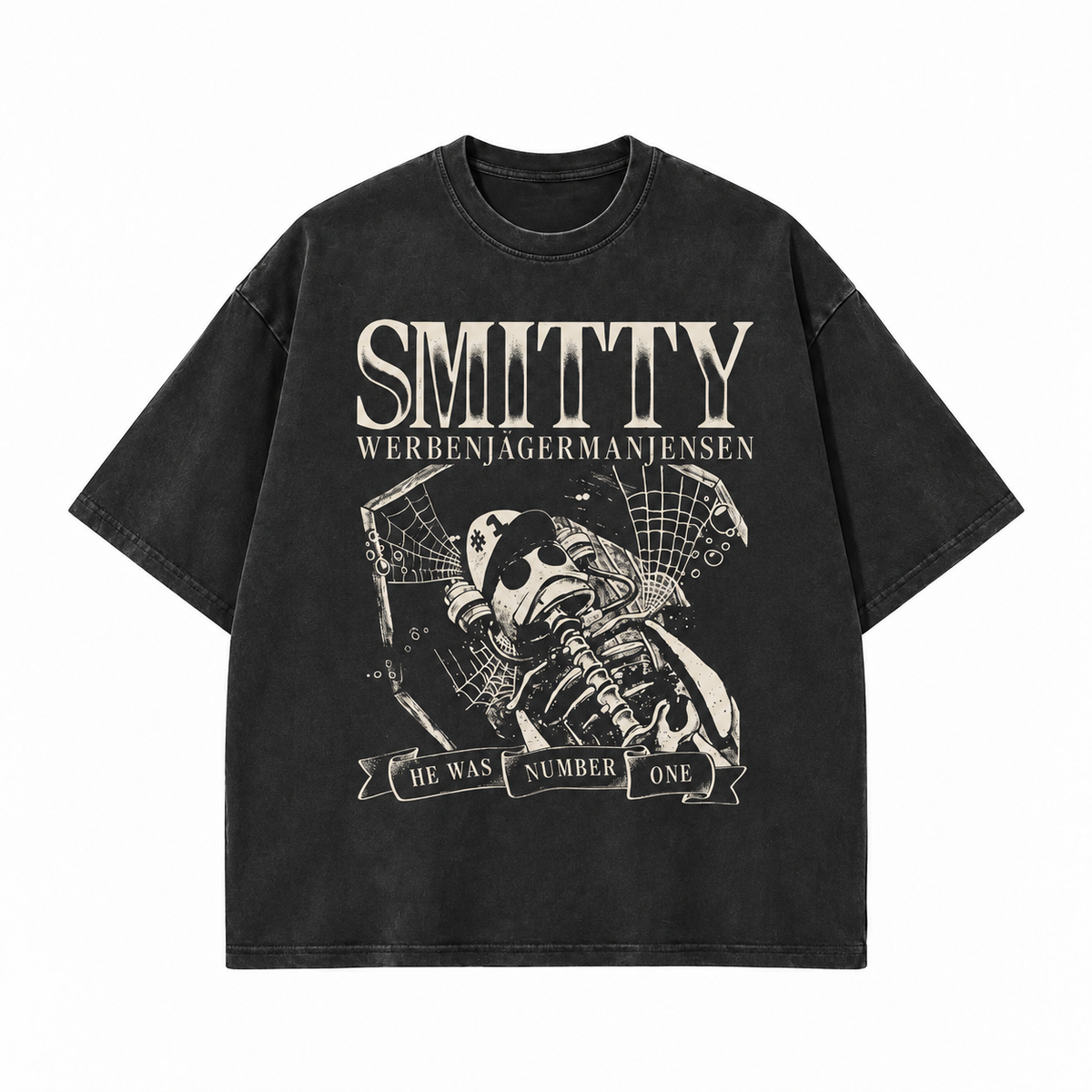 Smitty Number One Vintage Skeleton Graphic Apparel