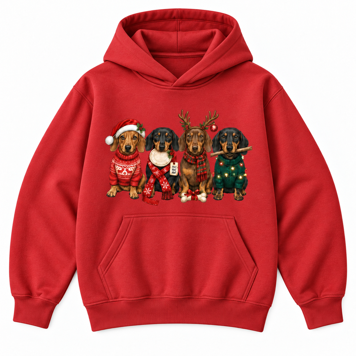 Christmas Dachshund Holiday Dog Graphic Apparel