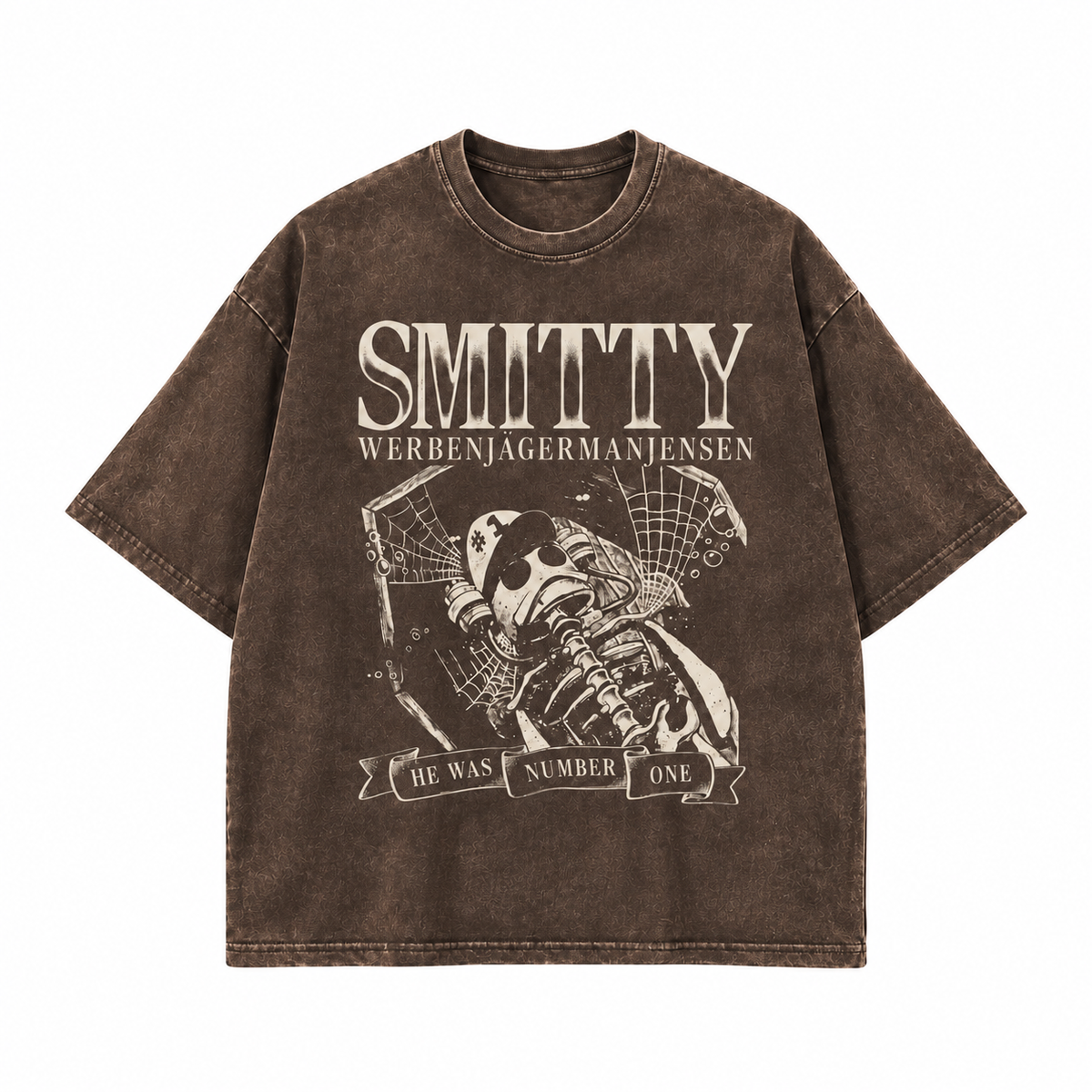Smitty Number One Vintage Skeleton Graphic Apparel