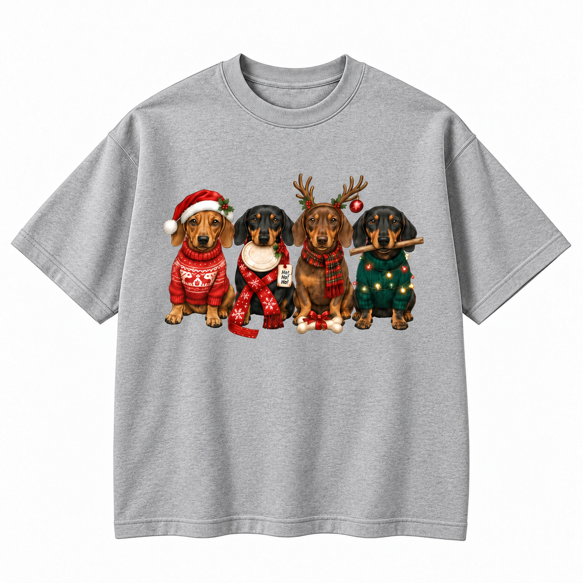 Christmas Dachshund Holiday Dog Graphic Apparel