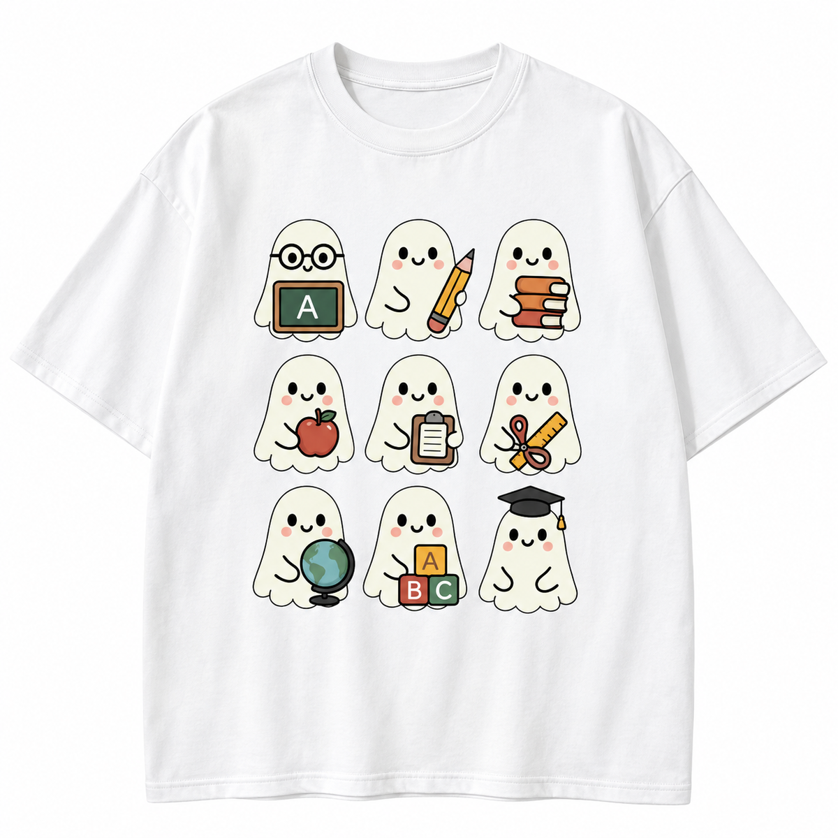 Cute Ghost Teacher Halloween Sweatshirt & Hoodie