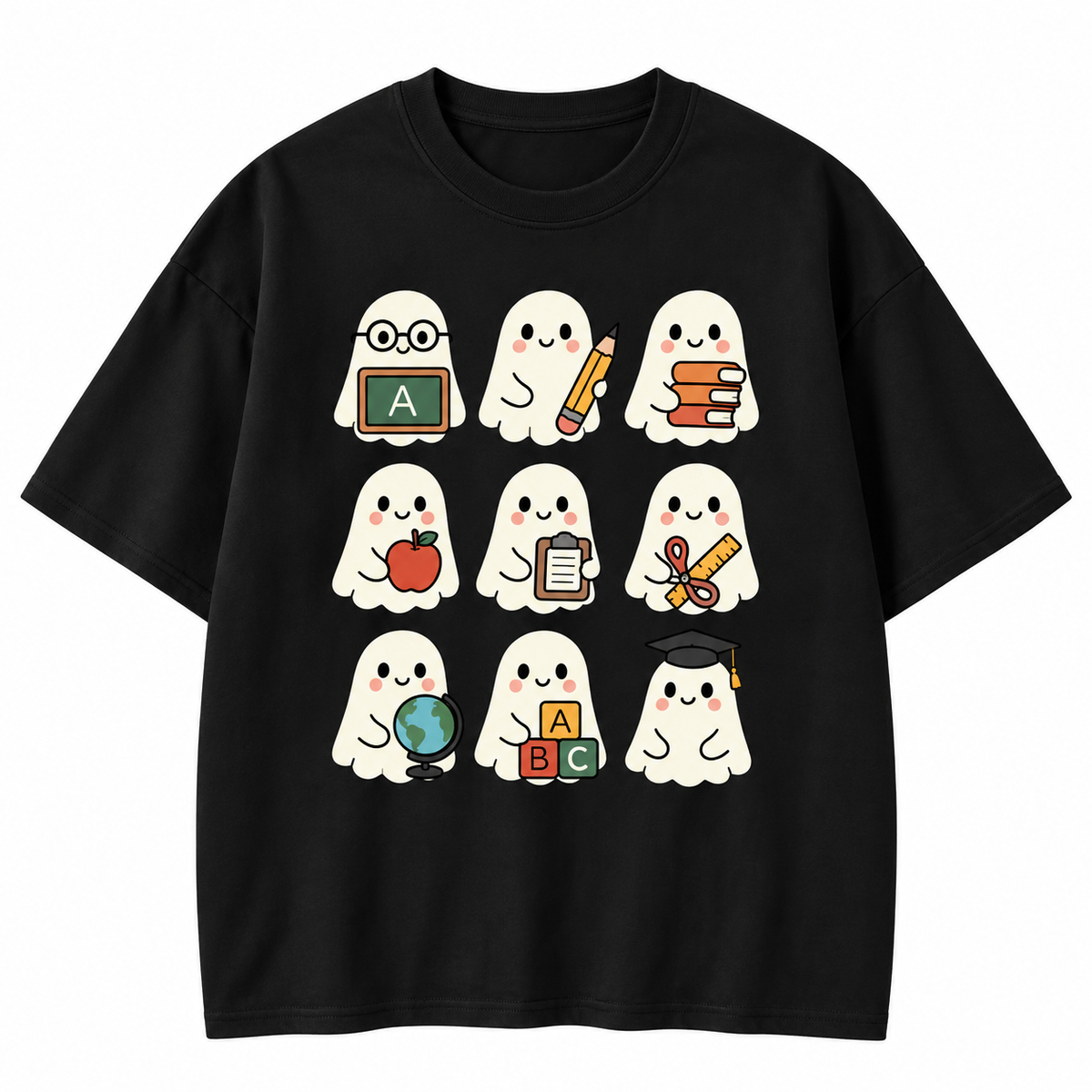 Cute Ghost Teacher Halloween Sweatshirt & Hoodie