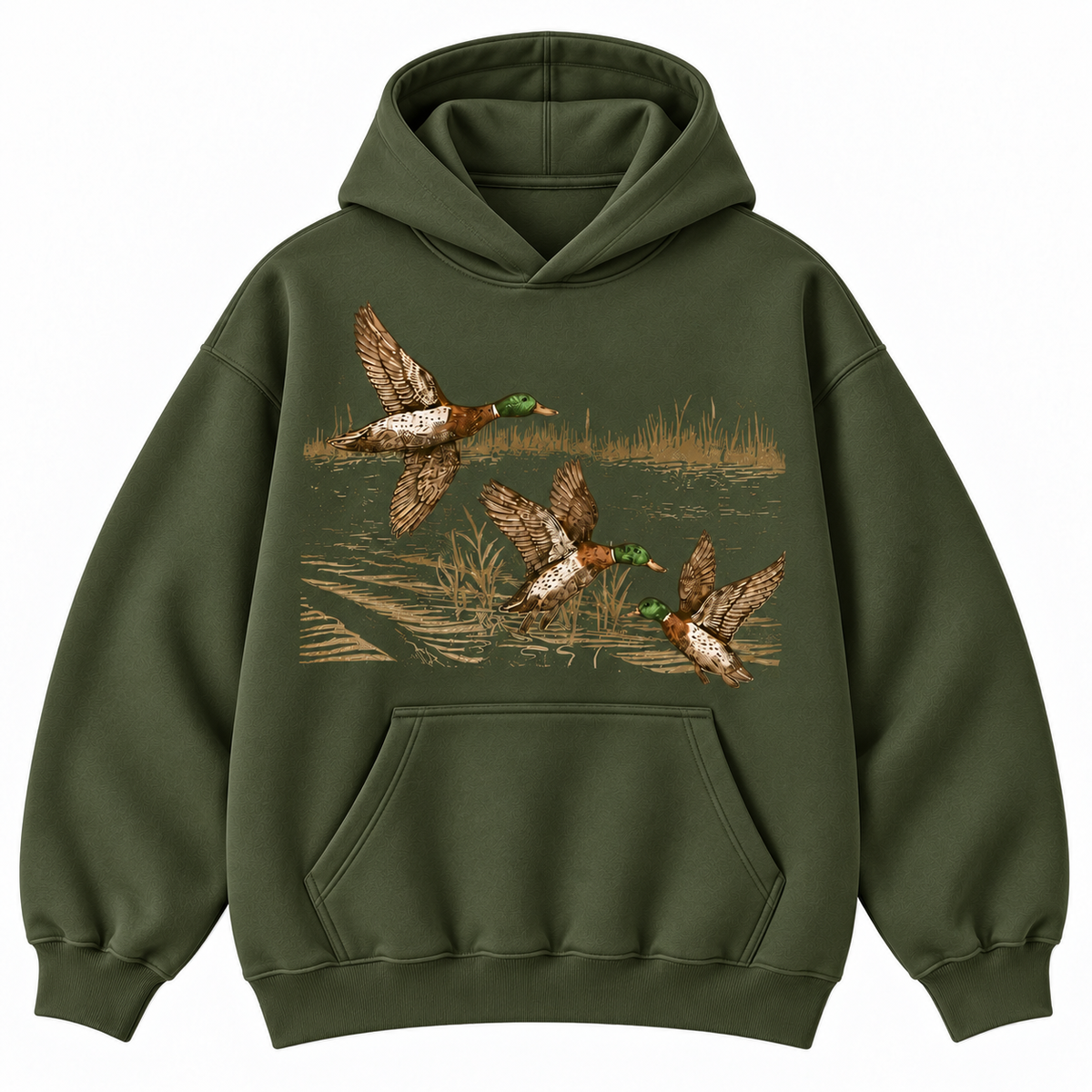 Vintage Mallard Duck Hunting Graphic Apparel