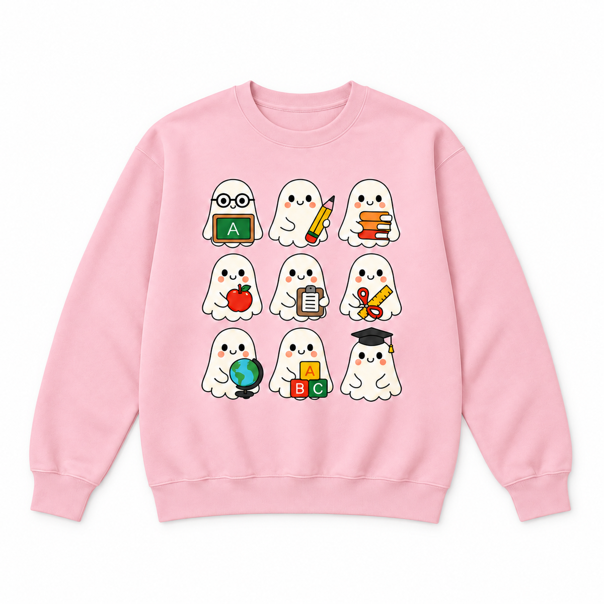Cute Ghost Teacher Halloween Sweatshirt & Hoodie