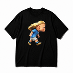 FUNNY HAALAND FOOTBALL VIKING ANIME GRAPHIC T-SHIRT
