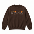 Cute Pumpkin Friends Fall Embroidered Apparel