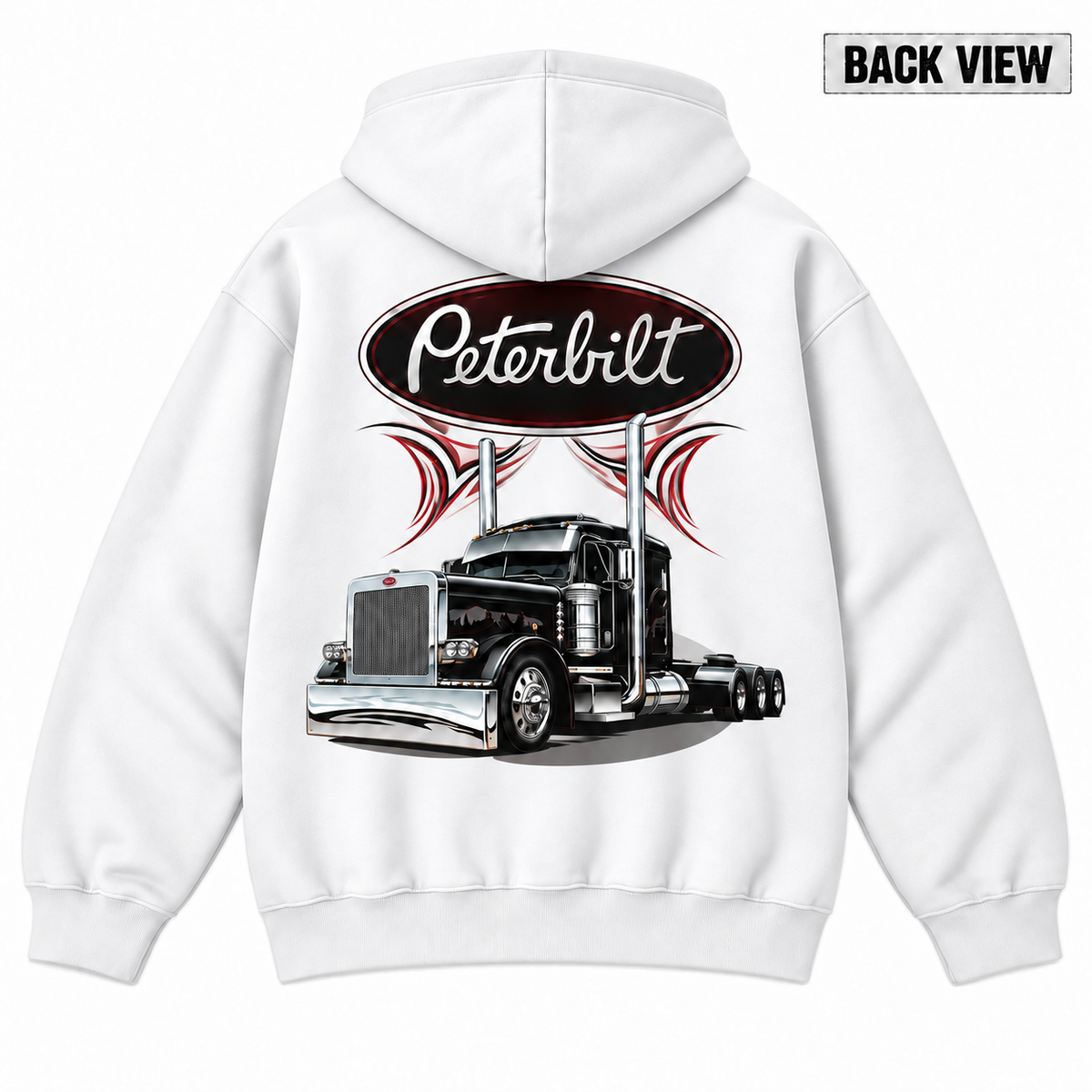 Peterbilt Semi Truck Front & Back Graphic Apparel