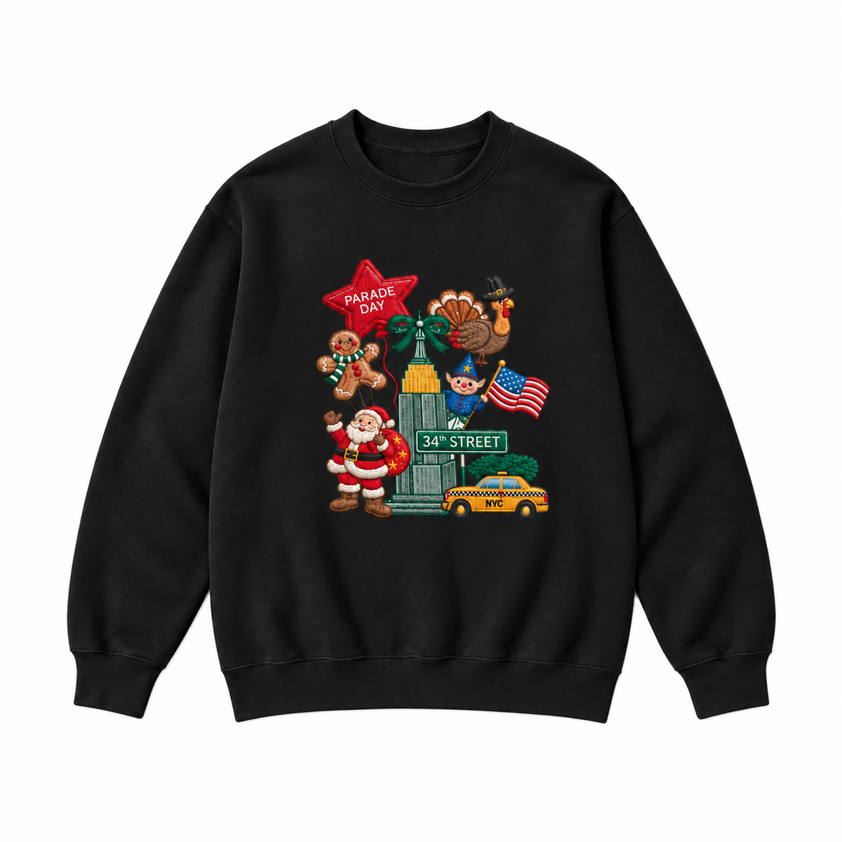 NYC Holiday Parade Embroidered Apparel